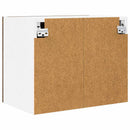 Hængeskab med opbevaring 2 pcs Røget Eg og Hvid 50 x 31 x 40 cm