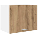 Hængeskab med dør 2 pcs Artisan eg og hvid 50 x 31 x 40 cm