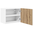 Hængeskab med dør 2 pcs Artisan eg og hvid 50 x 31 x 40 cm