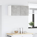 Hængeskab Beton Grå 80 x 31 x 40 cm Konstrueret træ