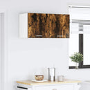 Hængeskab med dør Røget eg 80 x 31 x 40 cm Konstrueret træ