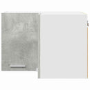 Hængeskab Beton grå og hvid 57 x 57 x 40 cm Konstrueret træ