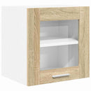 Hængeskab 2 pcs Sonoma eg 40 x 31 x 40 cm Konstrueret træ