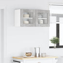 Hængeskab Riga 2 pcs Beton Grå 40 x 31 x 40 cm Konstrueret træ