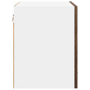 Hængeskab 2 pcs Røget eg 40 x 31 x 40 cm Konstrueret træ