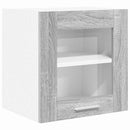 Hængeskab 2 pcs Grå Sonoma 40 x 31 x 40 cm Konstrueret træ