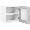 Hængeskab 2 pcs Grå Sonoma 40 x 31 x 40 cm Konstrueret træ