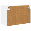 Hængeskab med dør 2 pcs Hvid 60 x 31 x 40 cm Konstrueret træ