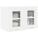 Hængeskab med dør 2 pcs Hvid 60 x 31 x 40 cm Konstrueret træ