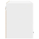Hængeskab med dør 2 pcs Hvid 60 x 31 x 40 cm Konstrueret træ