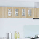 Hængeskab 2 pcs Sonoma eg 60 x 31 x 40 cm Konstrueret træ