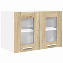 Hængeskab 2 pcs Sonoma eg 60 x 31 x 40 cm Konstrueret træ