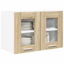 Hængeskab 2 pcs Sonoma eg 60 x 31 x 40 cm Konstrueret træ