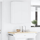 Hængeskab med dør 2 pcs Hvid 30 x 31 x 80 cm Konstrueret træ