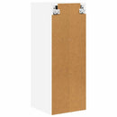 Hængeskab med dør 2 pcs Hvid 30 x 31 x 80 cm Konstrueret træ