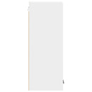 Hængeskab med dør 2 pcs Hvid 30 x 31 x 80 cm Konstrueret træ