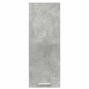 Hængeskab med dør 2 pcs Beton grå og hvid 30 x 31 x 80 cm