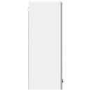 Hængeskab med dør 2 pcs Beton grå og hvid 30 x 31 x 80 cm