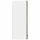 Hængeskab med dør Riga 2 pcs Røget Eg og Hvid 30 x 31 x 80 cm