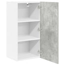 Hængeskab Beton grå og hvid 40 x 31 x 80 cm Konstrueret træ