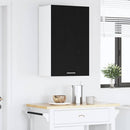 Hængeskab Sort Eg og Hvid 50 x 31 x 80 cm Konstrueret træ
