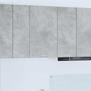 Hængeskab Beton grå og hvid 50 x 31 x 80 cm Konstrueret træ