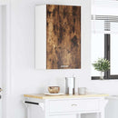 Hængeskab Røget Eg og Hvid 50 x 31 x 80 cm Konstrueret træ