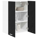 Hængeskab Sort eg 60 x 31 x 80 cm Konstrueret træ