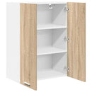 Hængeskab Sonoma eg 60 x 31 x 80 cm Konstrueret træ