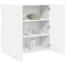 Hængeskab Hvid 80 x 31 x 80 cm Konstrueret træ
