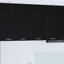 Hængeskab Sort eg 80 x 31 x 80 cm Konstrueret træ