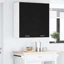 Hængeskab Sort eg 80 x 31 x 80 cm Konstrueret træ