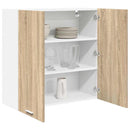 Hængeskab med dør Sonoma eg 80 x 31 x 80 cm Konstrueret træ