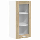 Hængeskab 2 pcs Sonoma eg 40 x 31 x 80 cm Konstrueret træ