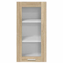 Hængeskab 2 pcs Sonoma eg 40 x 31 x 80 cm Konstrueret træ