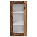 Hængeskab 2 pcs Gammelt træ 40 x 31 x 80 cm Konstrueret træ