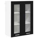 Hængeskab Sort eg 60 x 31 x 80 cm Konstrueret træ