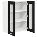 Hængeskab Sort eg 60 x 31 x 80 cm Konstrueret træ