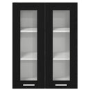 Hængeskab Sort eg 60 x 31 x 80 cm Konstrueret træ