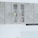 Hængeskab med dør Beton Grå 60 x 31 x 80 cm Konstrueret træ