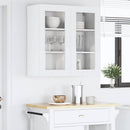 Hængeskab Hvid 80 x 31 x 80 cm Konstrueret træ