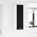 Hængeskab med dør Sort eg 30 x 31 x 100 cm Konstrueret træ