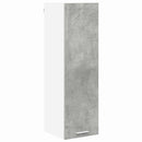 Hængeskab med dør Beton Grå 30 x 31 x 100 cm Konstrueret træ