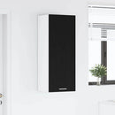 Hængeskab med dør Sort eg 40 x 31 x 100 cm Konstrueret træ