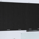Hængeskab Sort Eg og Hvid 50 x 31 x 100 cm Konstrueret træ