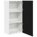 Hængeskab Sort Eg og Hvid 50 x 31 x 100 cm Konstrueret træ
