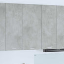 Hængeskab Beton grå og hvid 50 x 31 x 100 cm Konstrueret træ