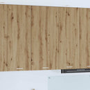 Hængeskab Artisan eg og hvid 50 x 31 x 100 cm Konstrueret træ