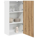 Hængeskab Artisan eg og hvid 50 x 31 x 100 cm Konstrueret træ
