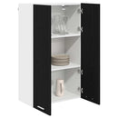 Hængeskab Sort eg 60 x 31 x 100 cm Konstrueret træ